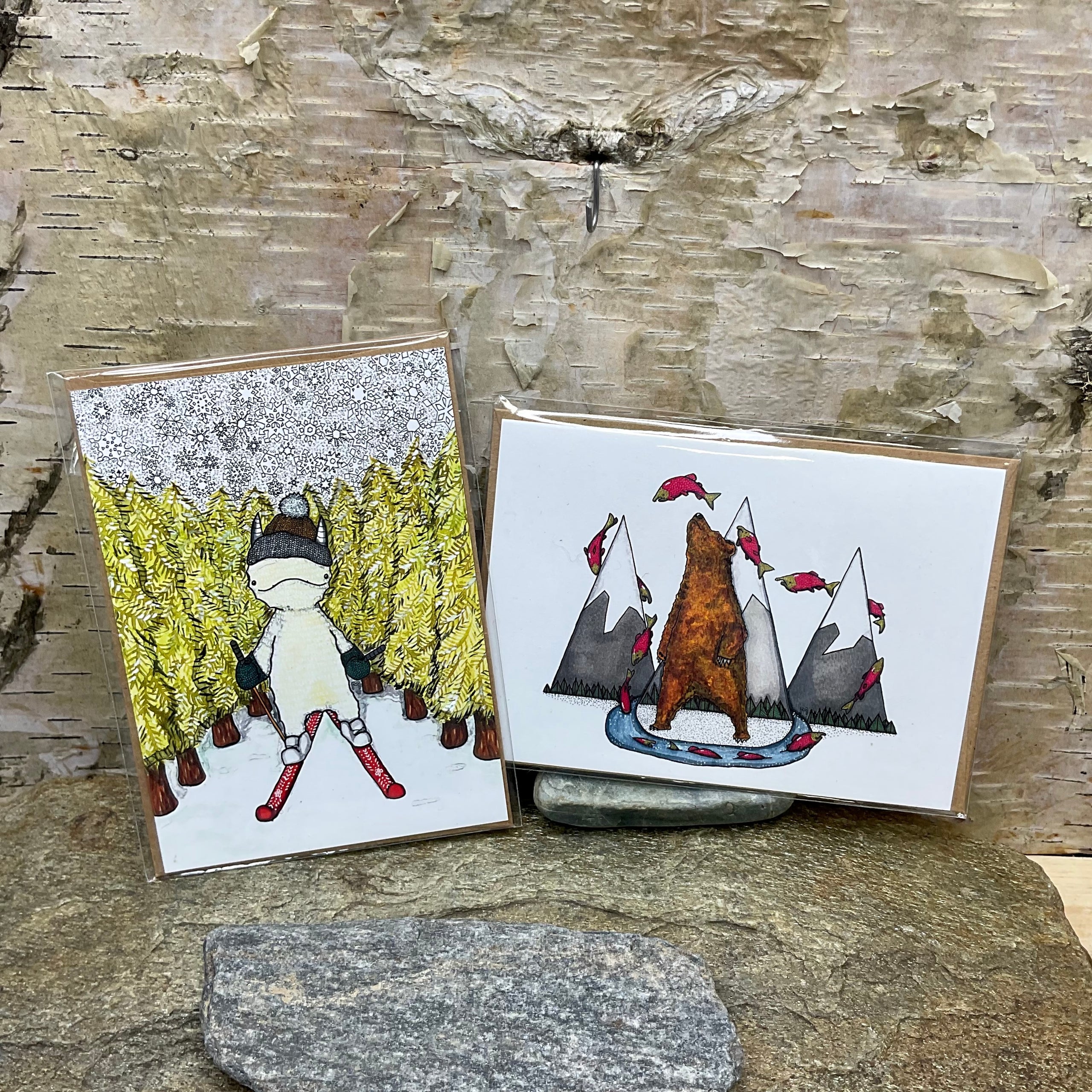 Hailey Individual Greeting Cards Northern Whimsy Studios